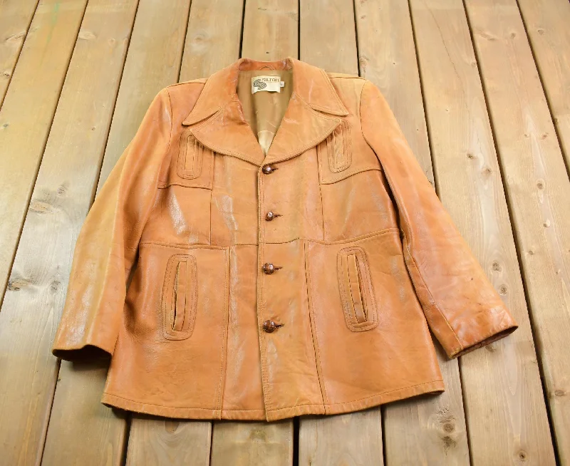 Vintage 1970s Silton Leather Blazer Jacket purpose