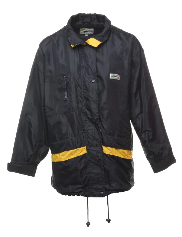 Hooded Nylon Jacket - L Bold Women's Animal Print
