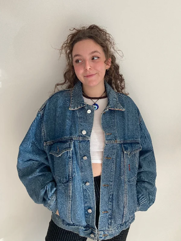 Vintage Denim Jacket (M) Adventure