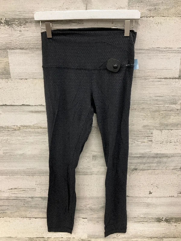 Athletic Leggings By Lululemon In Black, Size: 8 Cool Women's Distressed