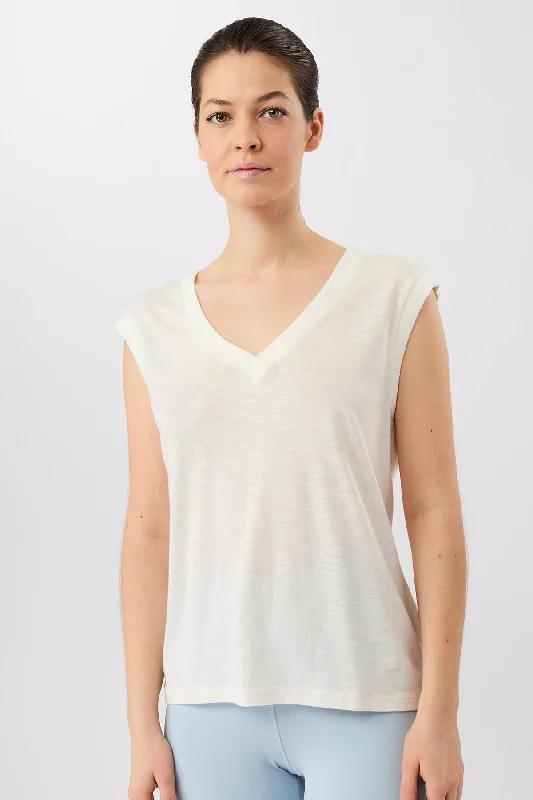 T-Shirt Biarritz (White) Dynamic Women's Moto