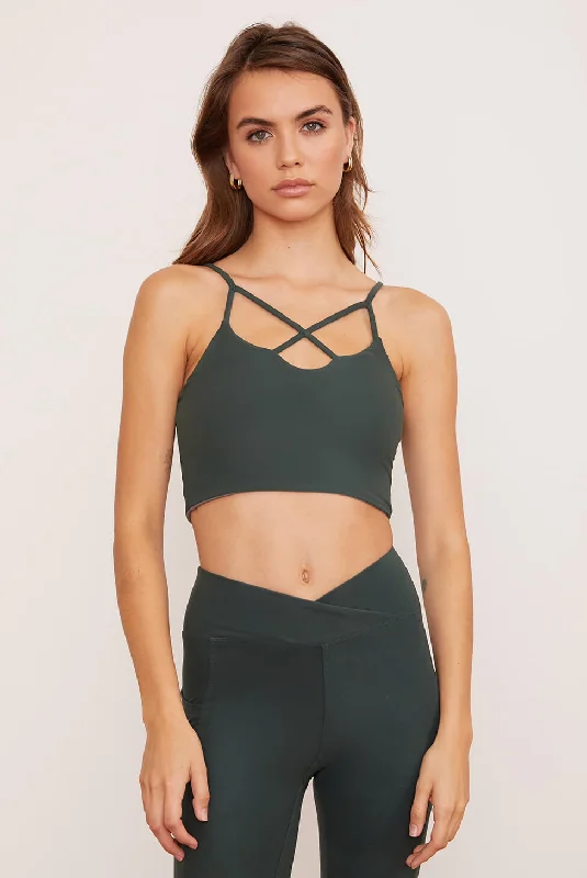 Thyme Crisscross Four-Way Top Sophisticated Women's Tailored