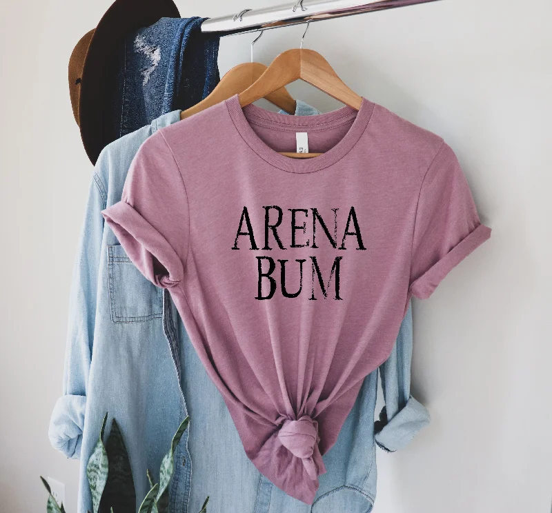 Arena Bum {Black Graphic} - Exclusive - Adult Tee Sporty Women's Athleisure 