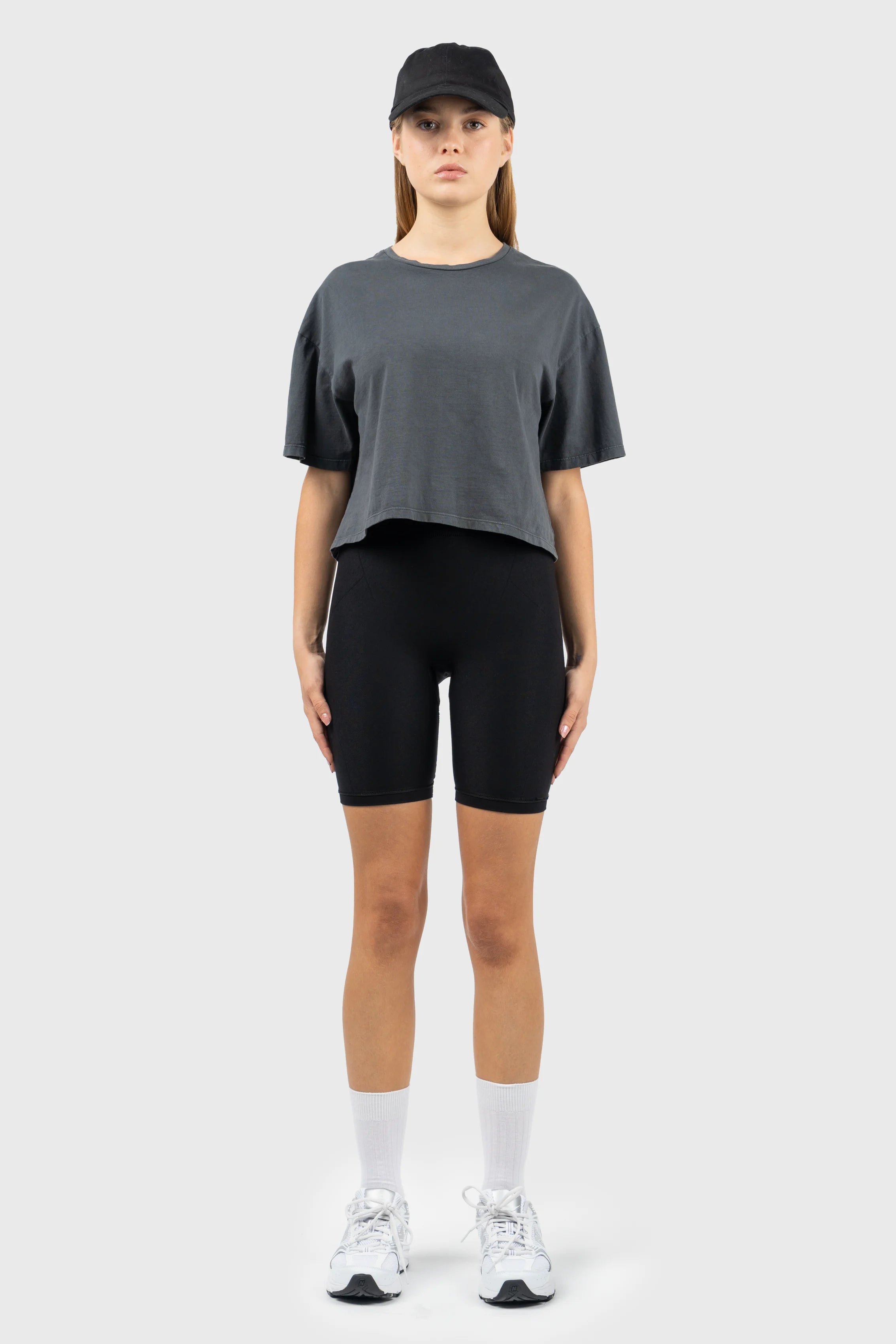 Earth Series Cropped T-Shirt Athletic Women's High - 
