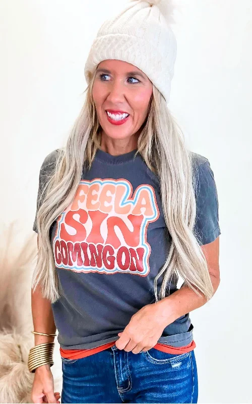 I feel a Sin Coming On Garment Dyed Graphic T-shirt Adventure