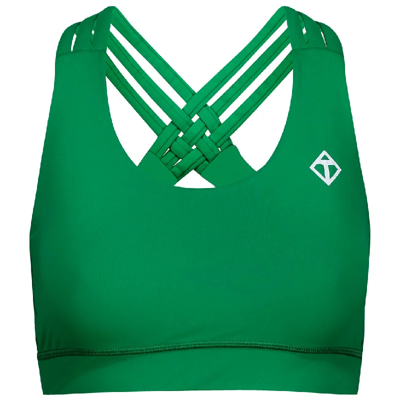 Green Cross Back Bra Australian Beach