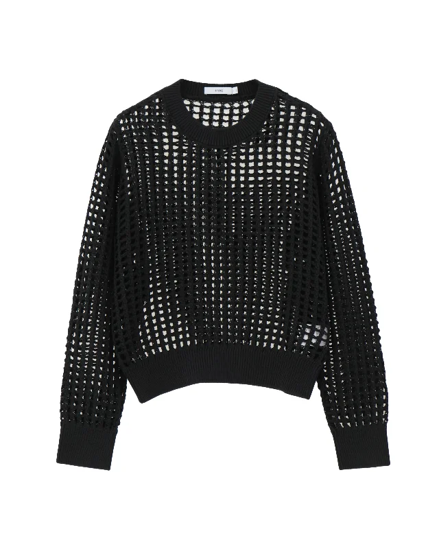 CROCHETED SWEATER 11392 Sporty Women's Tennis