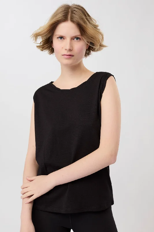 Daily Tank (Black) Laid - back Women's Vibe