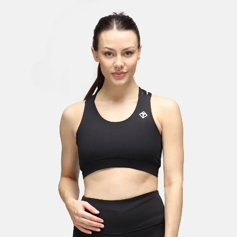 Black Diamond Luxe Cross Back Bra Refined Women's Classic 