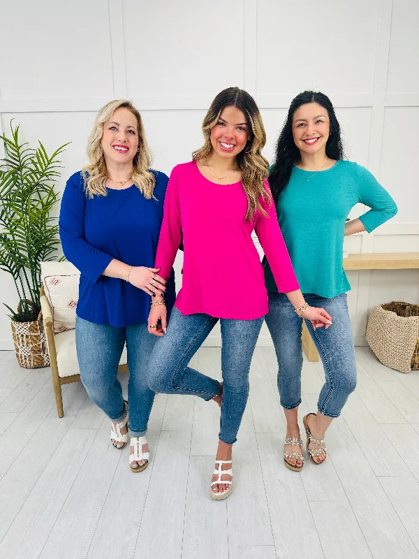 Pretty In Poise Top- Multiple Colors! Minimalist Women's Casual