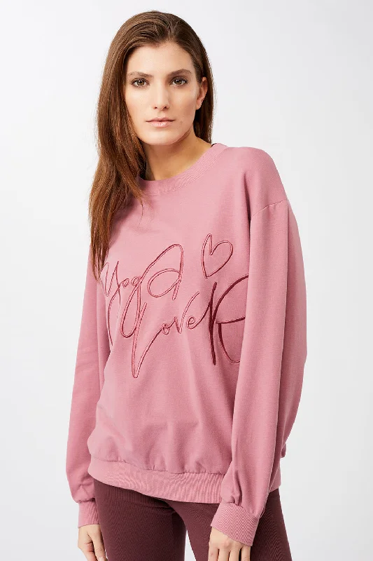 "Yoga Lover" Sweater (Amethyst) Modern Women's 