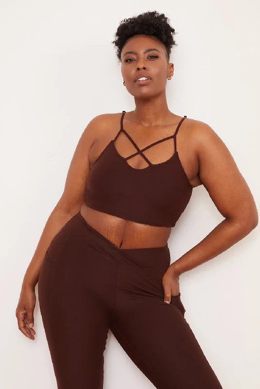 Chai Crisscross Four-Way Top Trendy Women's 