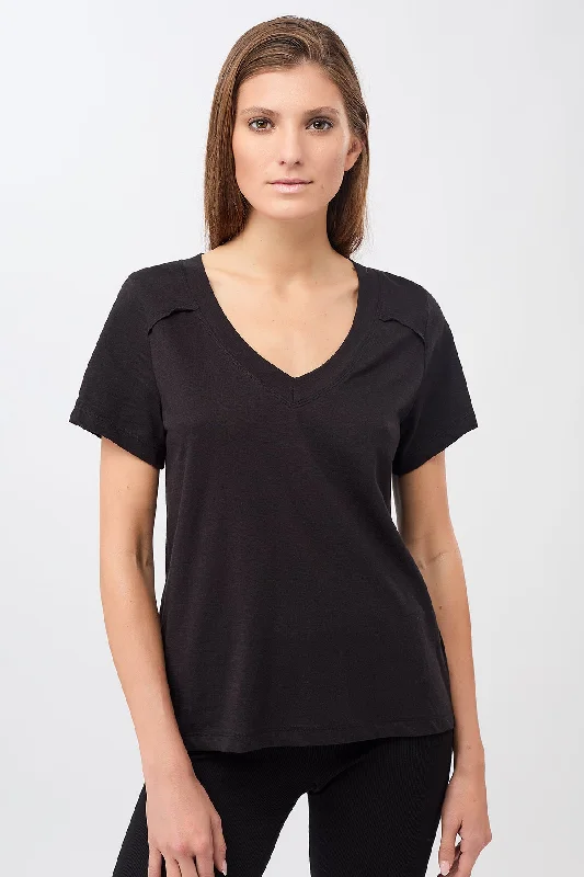 The New V-Neck (Black) French