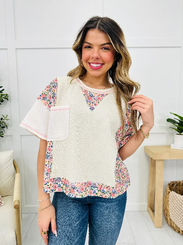 Cottage Charm Top Refined Women's Velvet