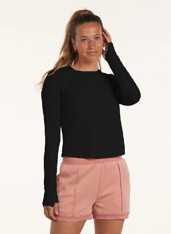 Long Sleeve Tech Tee Classic Women's Pin - striped