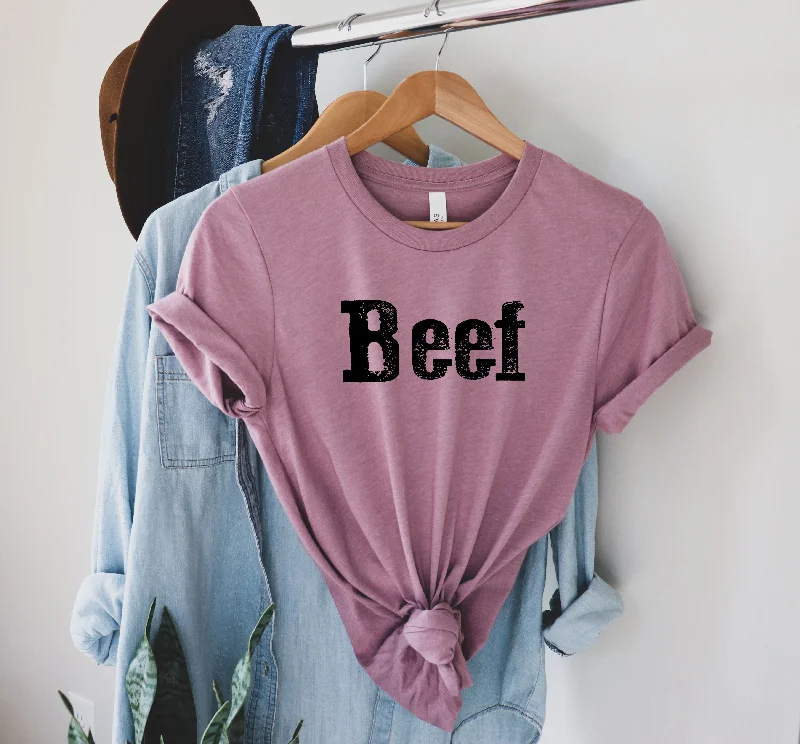 Beef - Exclusive - Adult Tee Vintage Women's 1970S 