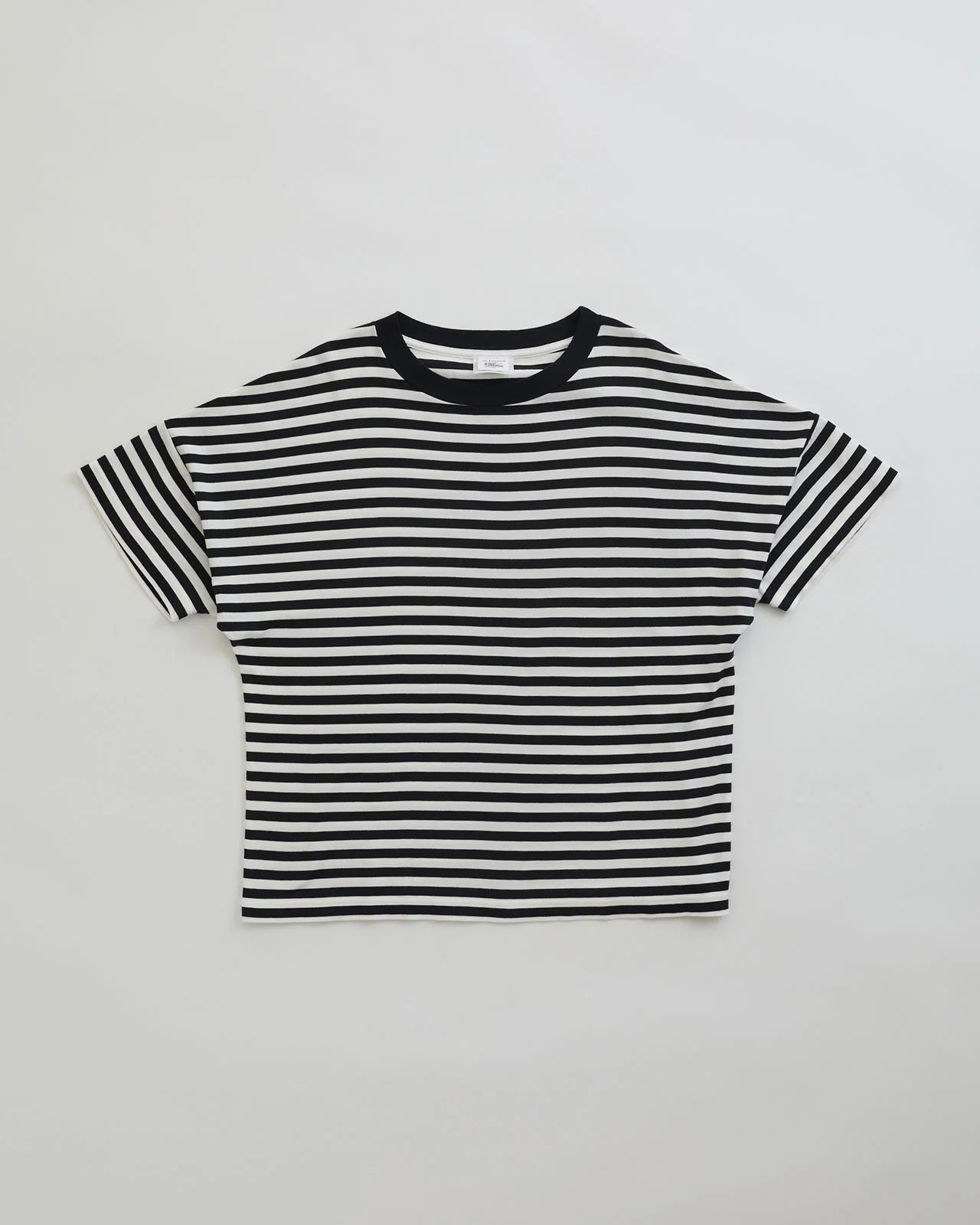 FRENCH STRIPED HALF SLEEVE TEE Sophisticated Women's Tailored