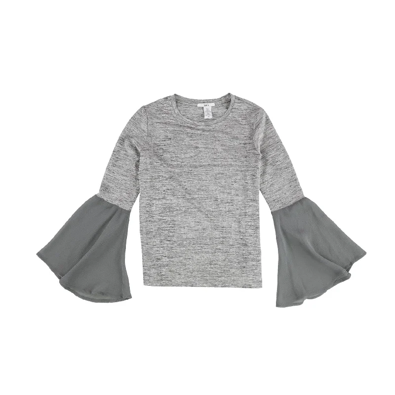 Bar Iii Womens Bell Sleeve Knit Blouse Trendy Women's Oversized