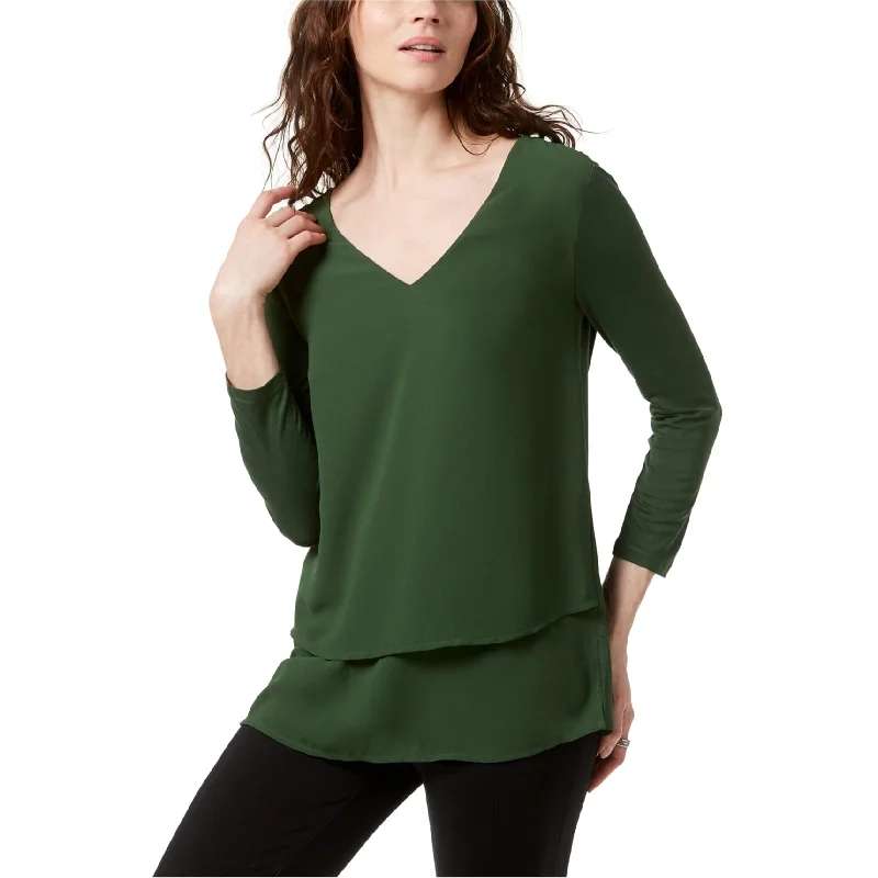 Michael Kors Womens Layered Look Pullover Blouse Practical Women's Quick - dry