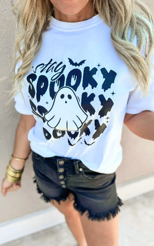 Stay Spooky Garment Dyed Graphic T-shirt - FINAL SALE** Dynamic Women's Moto