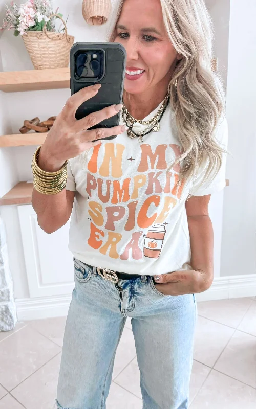 In My Pumpkin Spice Era Graphic T-shirt - Final Sale Vintage Women's 1970S 