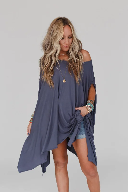 The Wren Tunic - Silver Denim Adventure