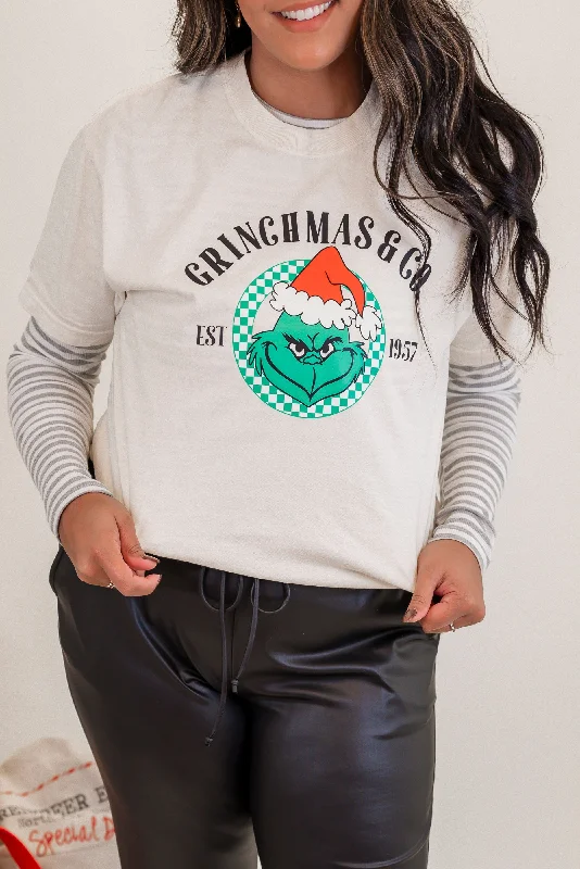 Grinchmas Garment Dyed Graphic T-shirt Dynamic Women's Moto
