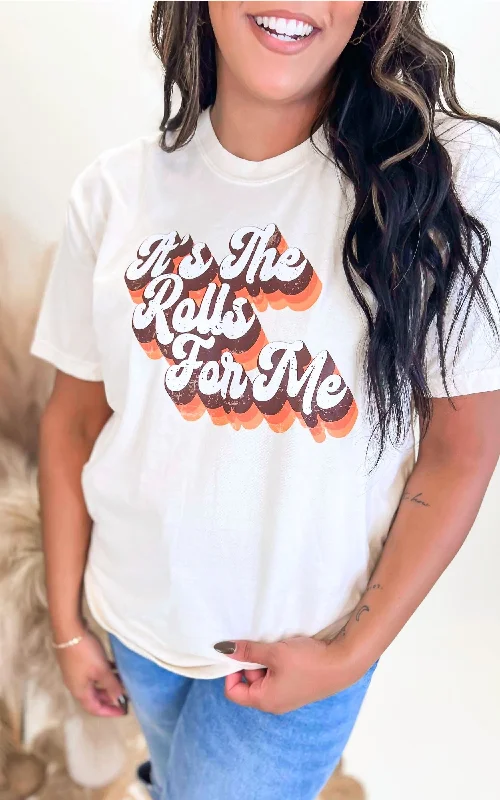 Its the Rolls for Me Garment Dyed Graphic T-shirt - Final Sale Hip Women's Urban