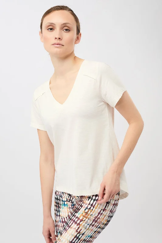 The New V-Neck (White) British Gentlewoman Style