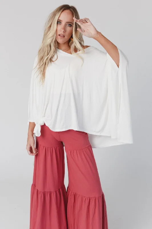The Nest The Wren Top - White Sleek Women's 