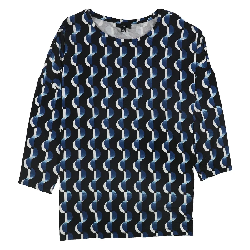 Alfani Womens Printed Pullover Blouse Rugged Women's Outdoor 