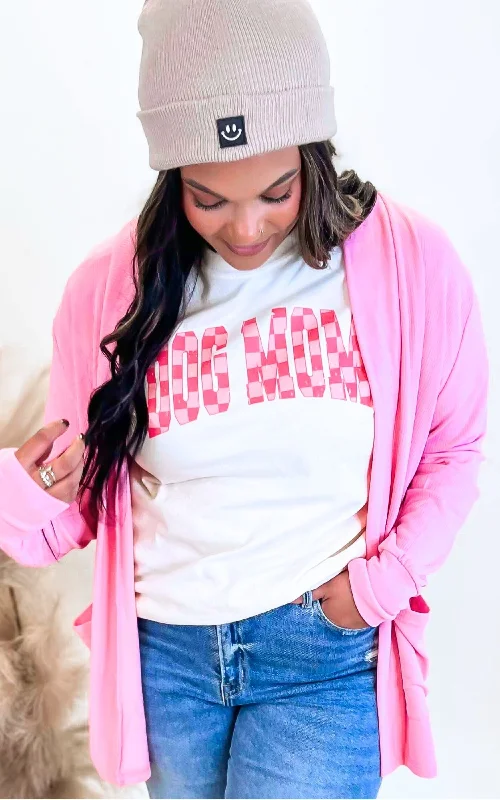 Dog Mom Garment Dyed Graphic T-shirt Earthy Women's 