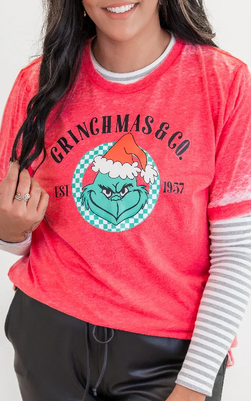 That One Guy & Co. Holiday Graphic T-shirt Stylish Women's Tropical 