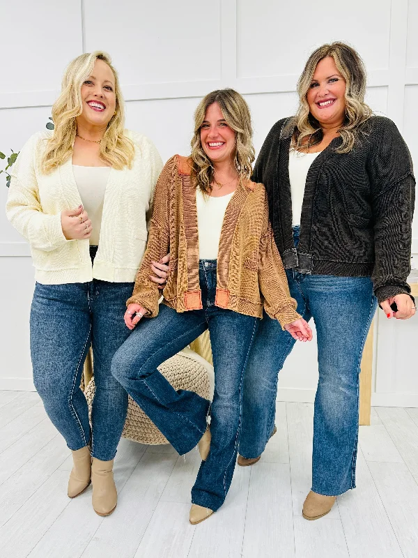 REG/CURVY Cuddle Up Cardigan--Multiple Colors Athletic Women's 