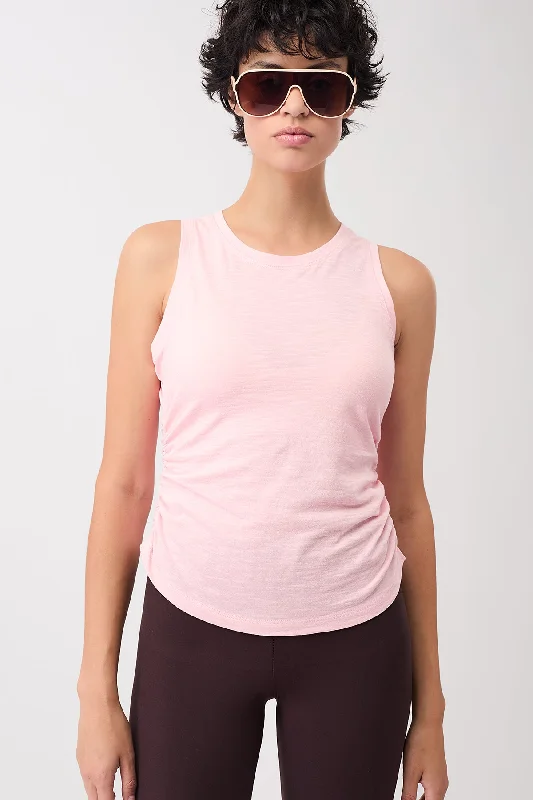 Cropped Ruffled Top (English Rose) Trendy Women's 