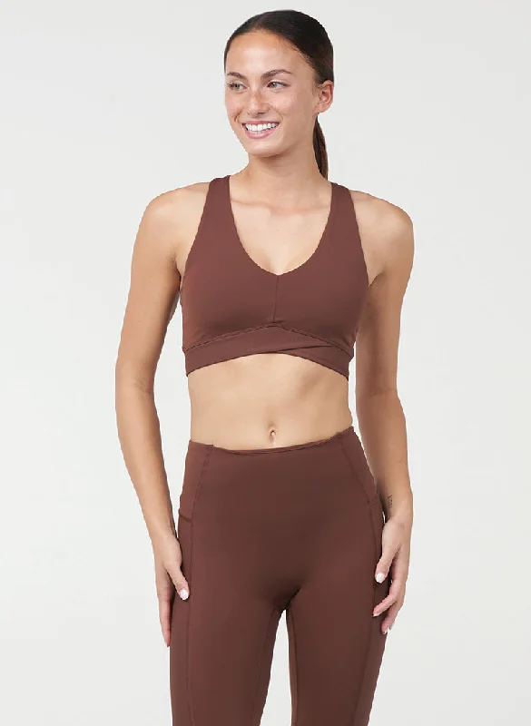 Endure Rib Inset Bra Bohemian Women's Free