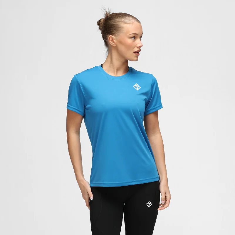 Blue Diamond Ladies Technical T-Shirt Unique Women's Upcycled