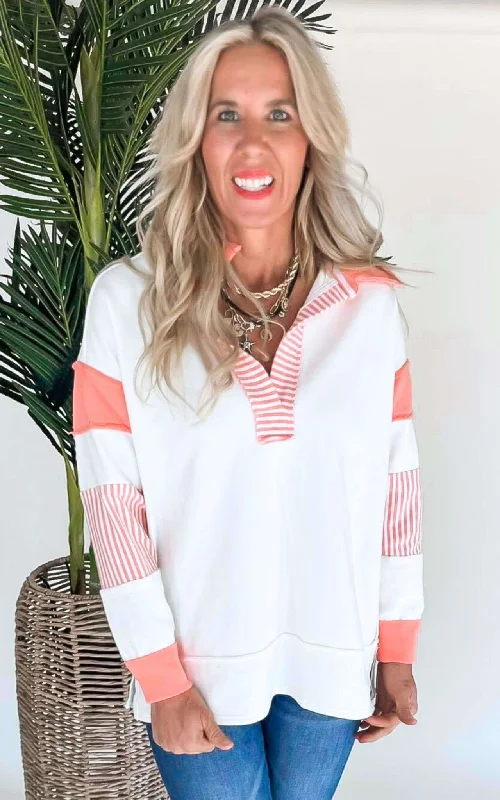 Count On Me Sweatshirt**FINAL SALE Athletic Women's High - 