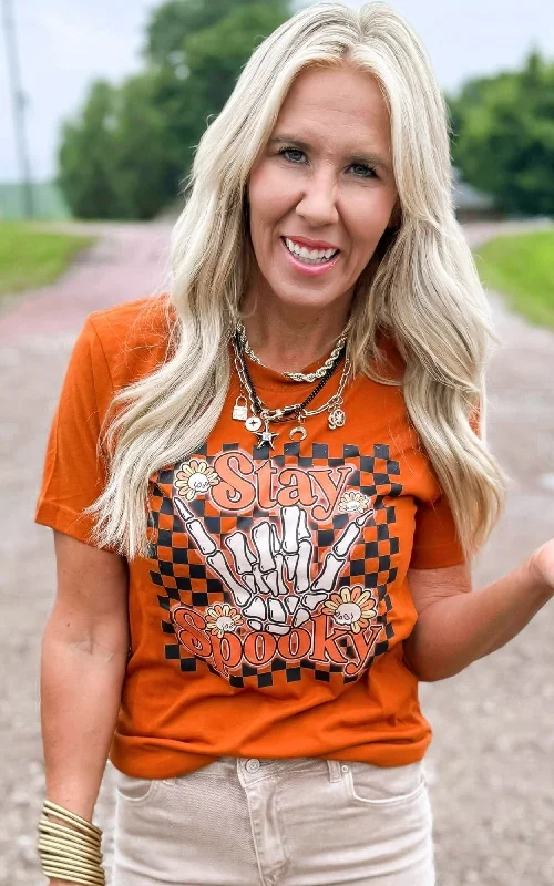 Stay Spooky Graphic T-shirt - FINAL SALE** Tough Women's Military - inspired