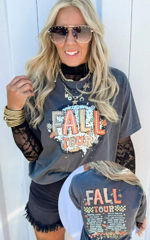 Fall Tour Garment Dyed Graphic T-shirt - Final Sale Gym