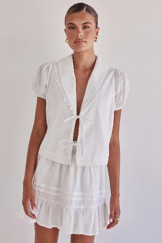Emina Top (White) Business