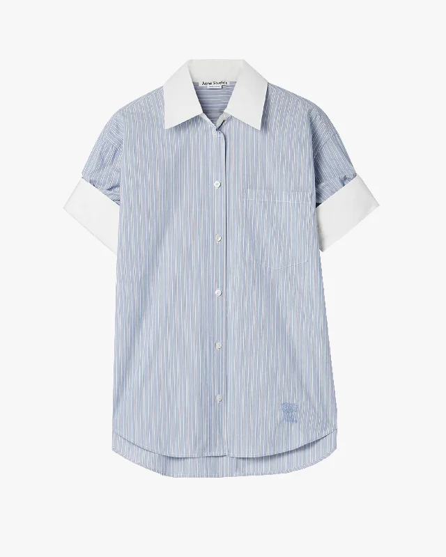 Stripe SS Shirt Confident Women's High - fashion