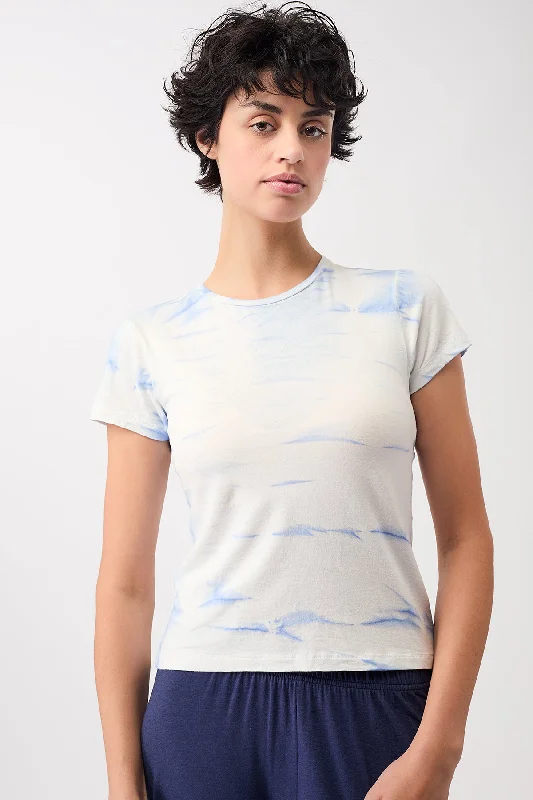 Batik T-Shirt (Tie-Dye Blue) Gym
