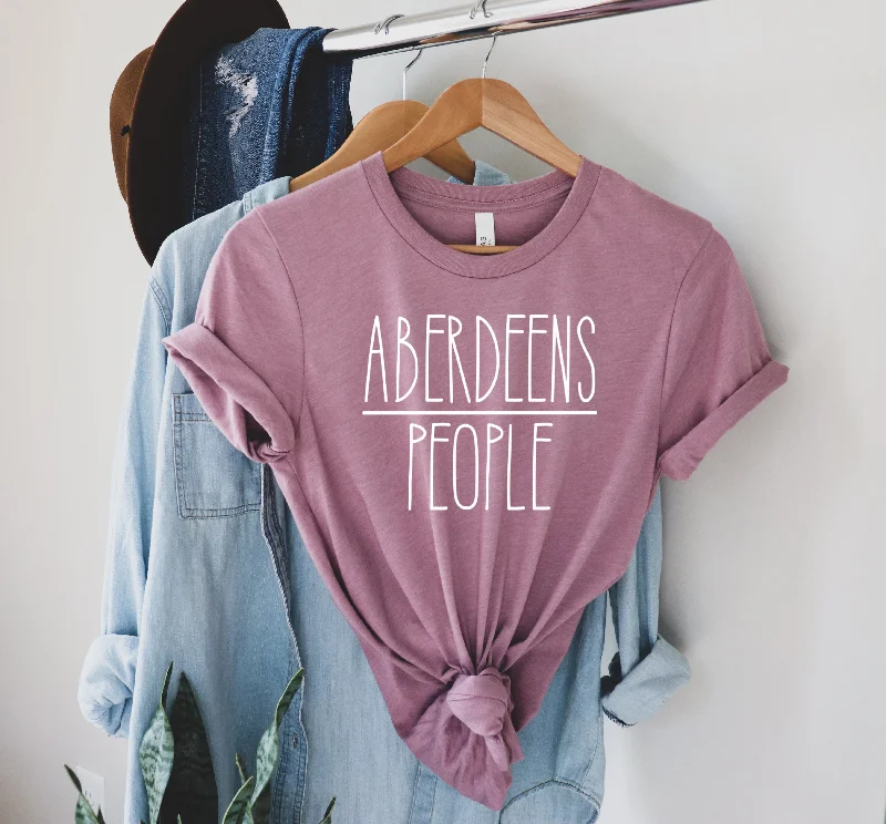 Aberdeens Over People {White Graphic} - Exclusive - Adult Tee Cozy Women's Sherpa - lined