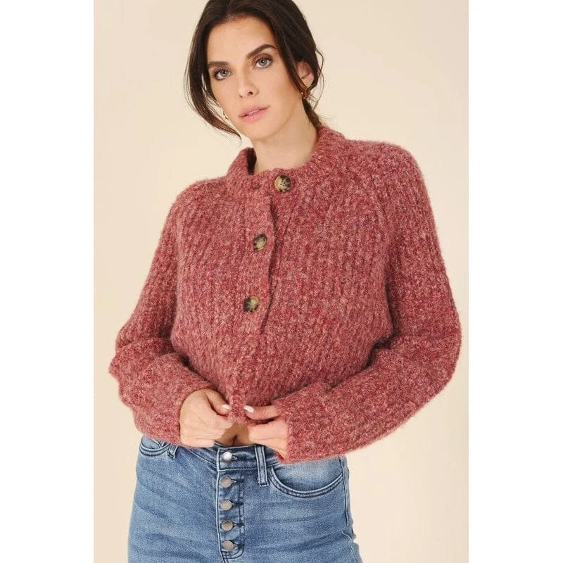 Melange Multicolor Sweater Top garde