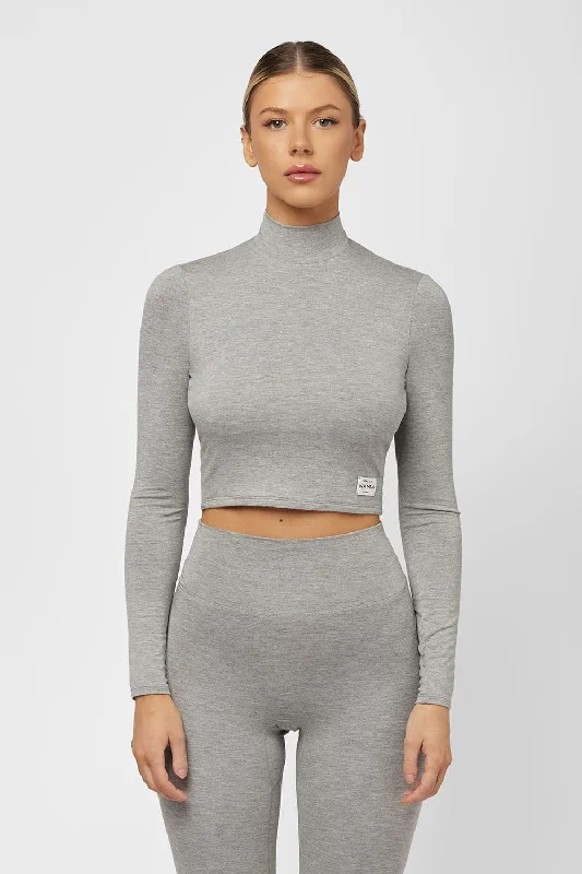 Body Bamboo™ Mock Long Sleeve Artistic Women's Avant - 