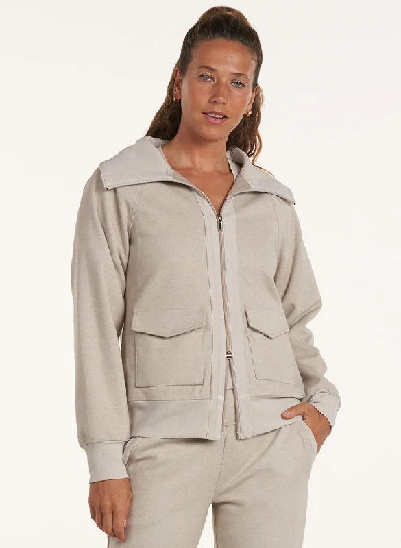 Quinn Double Zip Jacket Casual Women's Japanese 