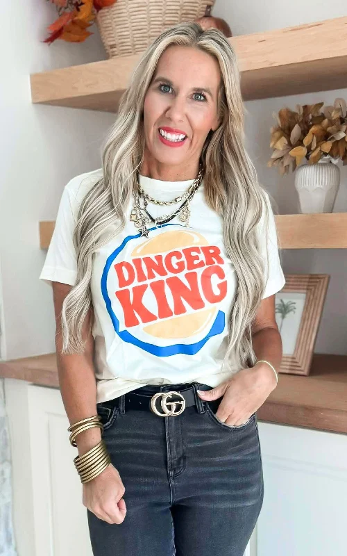 Dinger King Graphic T-shirt Polished Women's Silk
